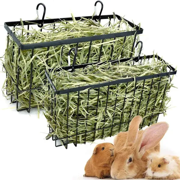 RAYFARMO 2PCS Rabbit Hay Feeder