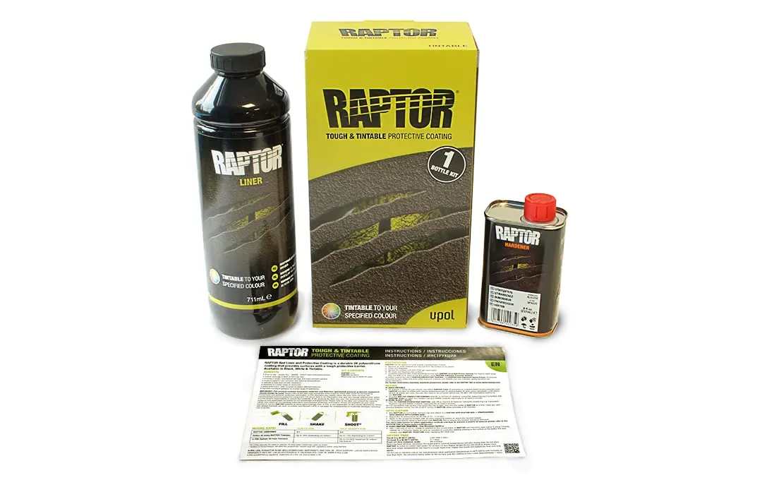 U-POL Products UP4802 - 1 Liter RAPTOR Kit Tintable NR | FinditParts