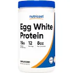 Nutricost, Egg White Protein Powder UF, 8 Oz