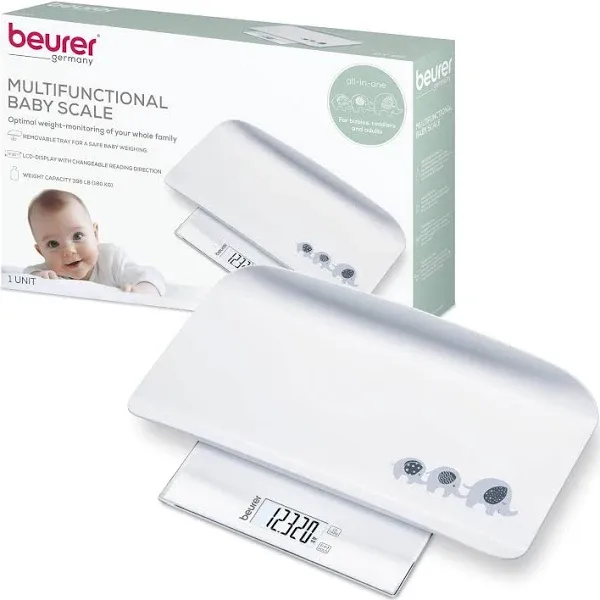 Beurer BY82 Multifunctiona<wbr/>l Baby Scale for Infants, Pets, Kids, &amp; Adults up t...