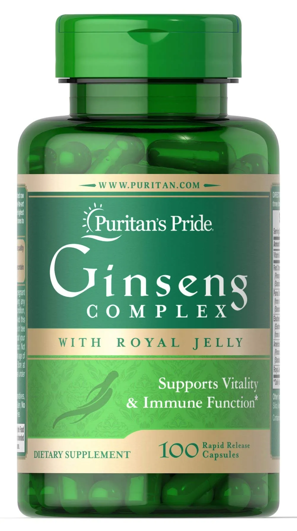 Puritan&#039;s Pride Ginseng Complex 75 Capsules