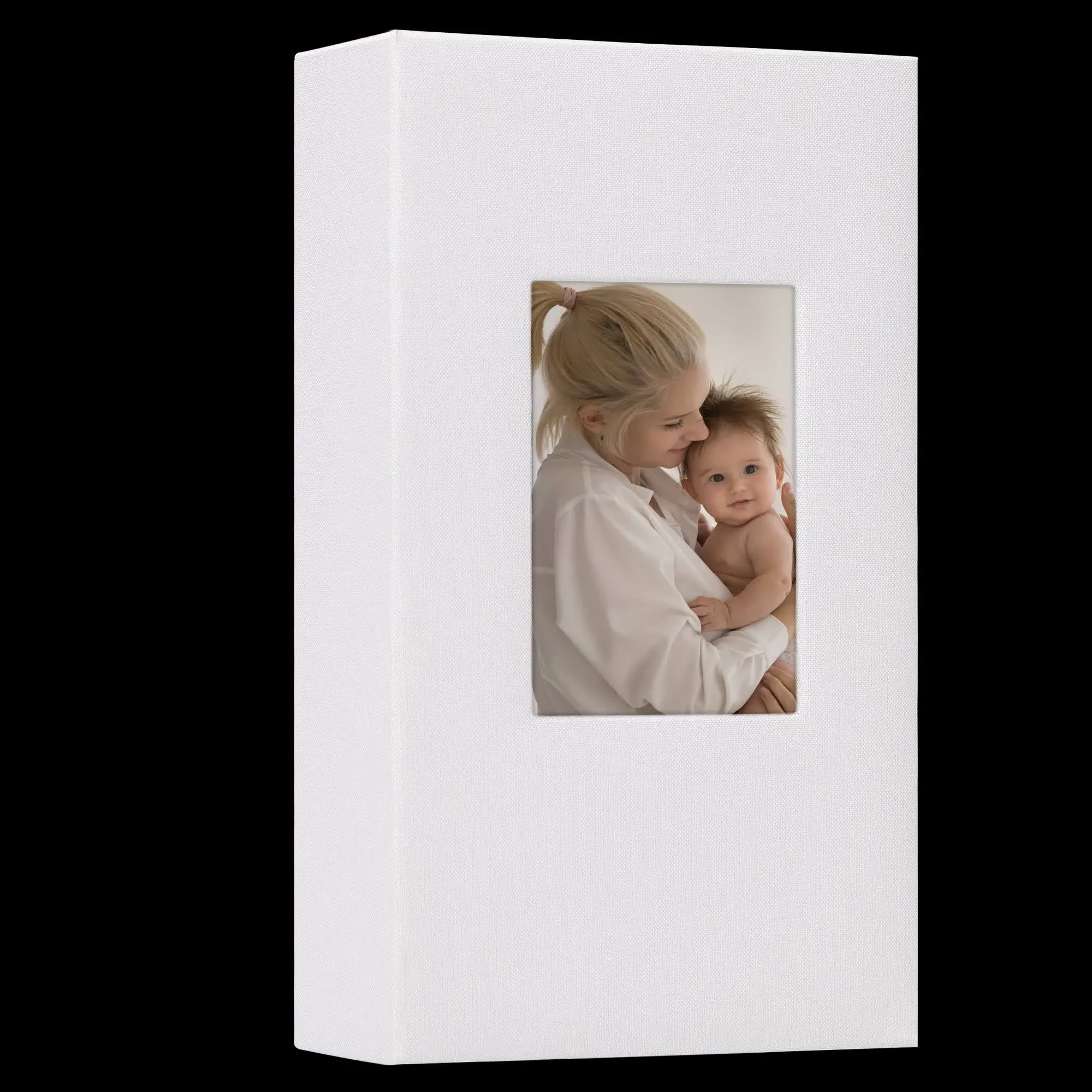 Classic Slip-in Photo Album - Linen Cover with Window