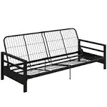 Mabel Metal Futon Frame, Black Metal