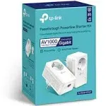 TP Link AV1000 Gigabit Passthrough Powerline Starter Kit