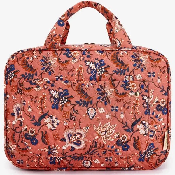 Bonchemin Red Floral The Space Saver Toiletry Bag