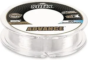 Sufix 100 Yard Advance Ice Monofilament Fishing Line - Clear