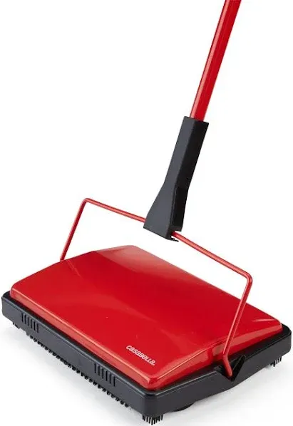 Casabella Carpet Sweeper - 11 Inch Lightweight Electrostatic Floor Cleaner