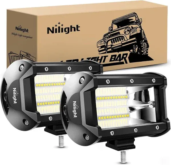 Universal 2PCS LED Light Bar with Adjustable Mount - 30,000 Hour Lifespan