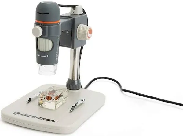 Celestron - 5 MP Digital Microscope Pro - Handheld USB Microscope Compatible PC