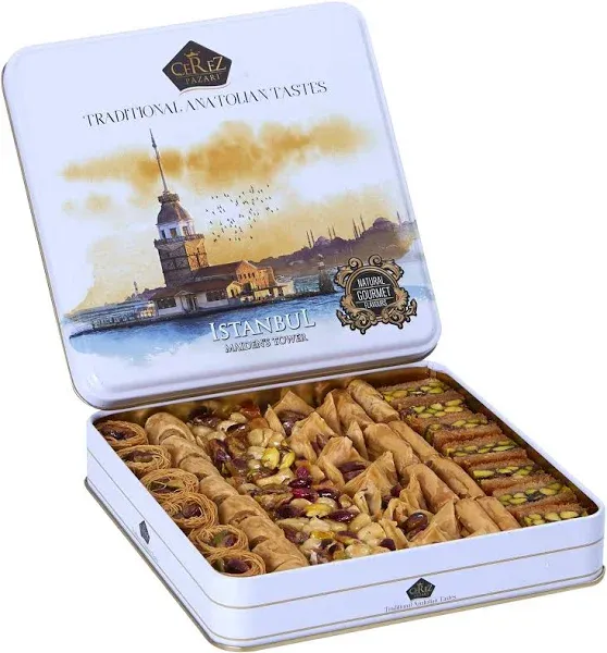 Cerez Pazari Premium Assorted Baklava Pastry Gift Basket