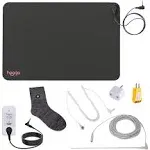 Hooga Grounding Mat Kit for Pain Relief, Energy, Sleep, Inflammation, Wellness with Conductive Socks, Adapter, Outlet Tester, Continuity Tester, Extra