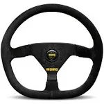 Momo MOD88 Steering Wheel 350 mm -  Black Suede/Black Spokes