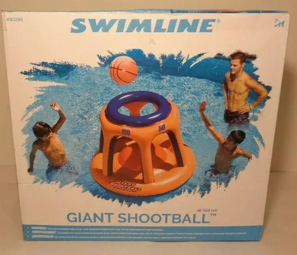 GIANT SHOOTBALL by Swimline Vinyl New Pool Water Basketball Game