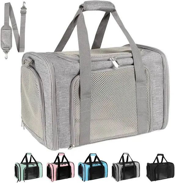 Cat, Dog Carrier for Small Medium Pet Carriers Up to15Lbs, Cat Dog Carrier So...