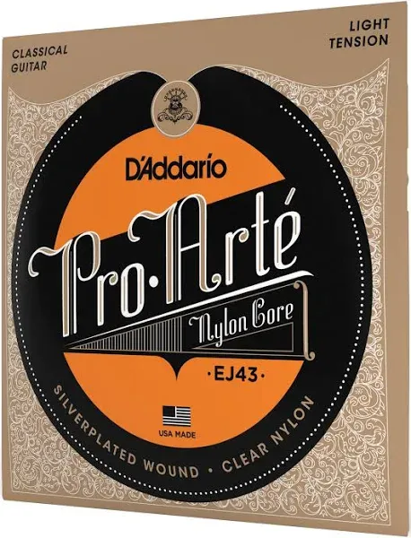 D'Addario - EJ43 Pro-Arte Nylon Classical Guitar Strings- Light Tension