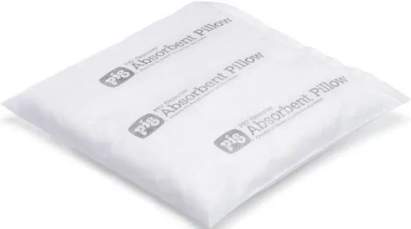 New Pig Corporation PIL405 Absorbent Pillow - Polypropylene, White, Up to 5 gal. per box