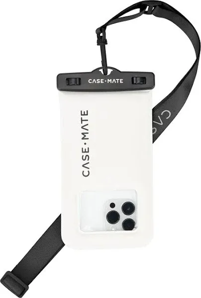 Case-Mate Waterproof Phone Pouch With Lanyard | Floating | Clear