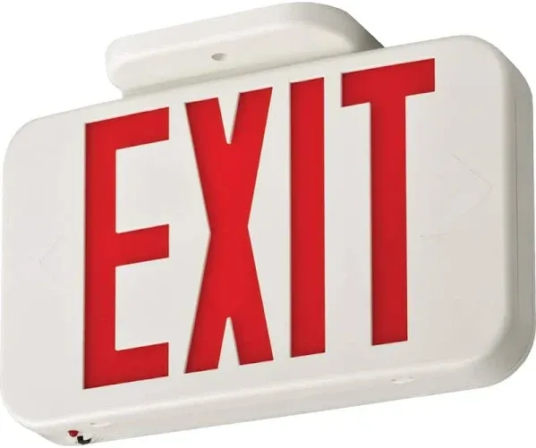 Lithonia Lighting LED Red Exit Sign EXRG M6