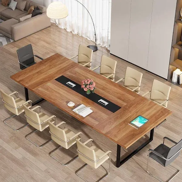 Tribesigns 8FT Conference Table 94.49" Large Meeting Table for 10 People