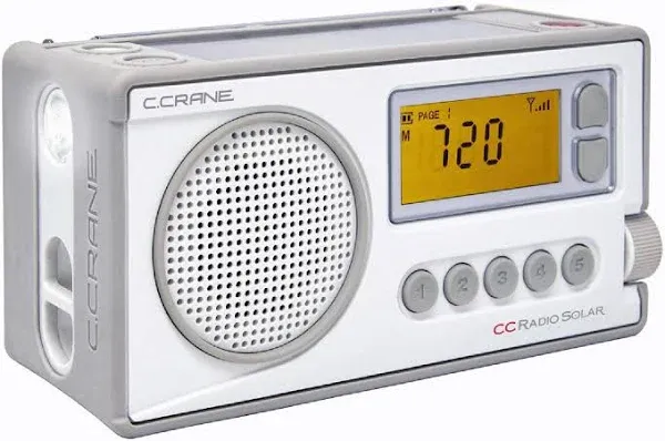 C. Crane CC Radio Solar Wind-Up Portable Emergency Crank Digital Radio