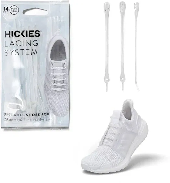 2016 HICKIES No Tie Shoe Lacing System KNOCKOUT PINK Pack of 14 Laces Sealed NOS