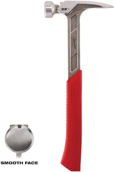 Milwaukee 48-22-9023 22-oz Smooth Face Framing Hammer