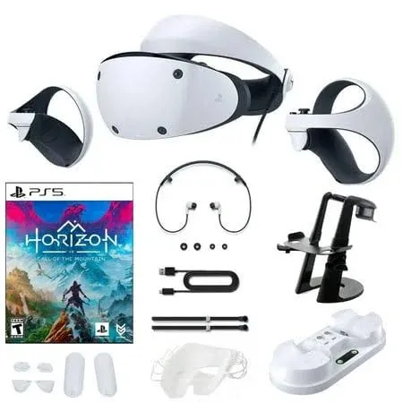 Sony PlayStation VR2 CFI-ZVR1 White Virtual Reality Headset W/ Sense Controllers