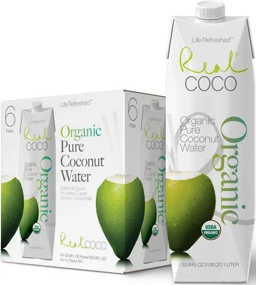 Real Coco Coco Real Organic Pure Coconut Water