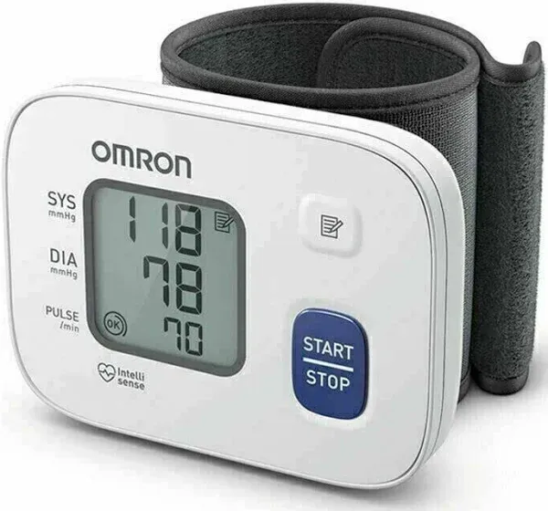 OMRON HEM-6161 Wrist Blood Pressure Monitor Sphygmomanomet<wbr/>er