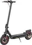 iScooter i10 Electric Scooter Adults, 10'' Pneumatic Road Tires, 25 Mph Max Speed & 28 Miles Max Range, 650W Motor, Max Load 264 LBS,42V 15Ah, IP54, Foldable Commuting Electric Scooter with APP