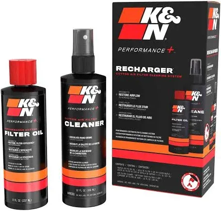 K&amp;N 99-5050 Air Filter ReCharger Service Kit Cleaner &amp; Oil