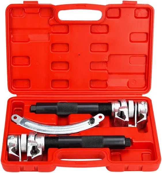 Heavy Duty Coil Spring Compressor Tool Kit Ultra Rugged Safety Guard And Carrying Case Vehicle Repair Essential - Buy Heavy Duty Spring Compressor Rugged Safety Guard Carrying Case For Spring Compressor Essential Vehicle Repair Tool Coil Spring Compression Tool Kit Product on Alibaba.com