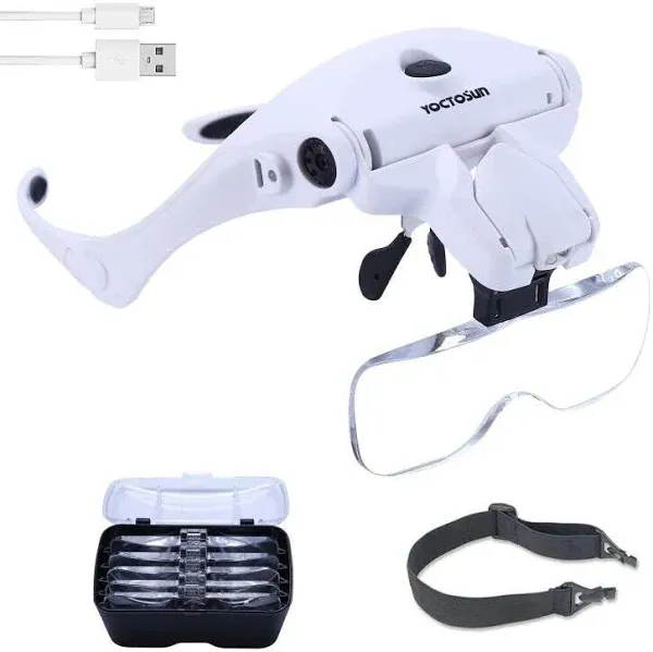 YOCTOSUN LED Head Magnifier