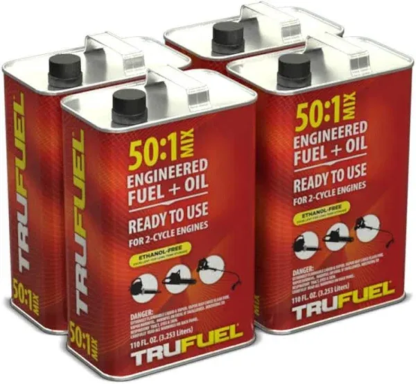 Trufuel 110 oz. 50:1 Ethanol-Free Small Engine Fuel & Oil Pre-Mix