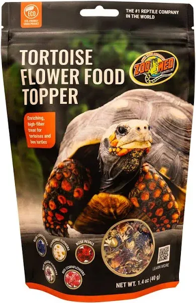 Zoo Med Tortoise & Box Turtle Flower Food Topper 0.21 oz.