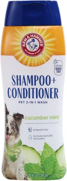 Arm & Hammer Cucumber Mint 2-in-1 Dog Shampoo