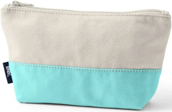 Lands' End Zippered Canvas Pouch