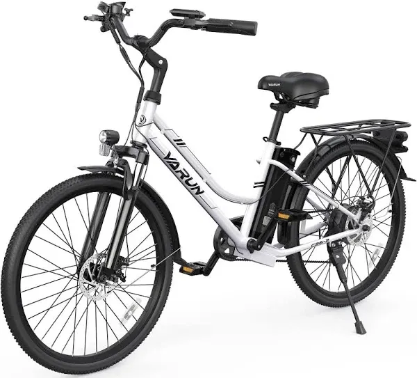 26" Adult E Bike 500W 48V 20MPH City Electric Bicycle Commuter Ebike Up to 40Mi