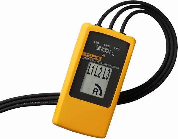 100% Authentic F9040 9040 3 Phase Rotation Indicator Motor Drive Tester Meter 700V