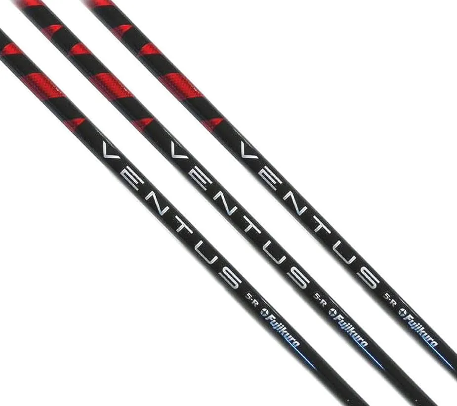 Fujikura Ventus Black and Red Driver Shaft, Regular Flex (5R), Choose Adapter