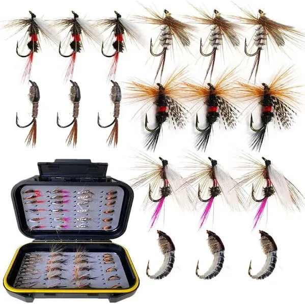 Fly Fishing Flies Kit 50/114Pcs