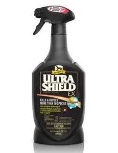 Ultra Shield EX Weatherproof Fly Spray ULTRASHEILD 1 Gallon Equine Dogs