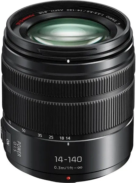 Panasonic Lumix G Vario 14-140mm f-3.5-5.6 II ASPH. Power O.I.S. Lens