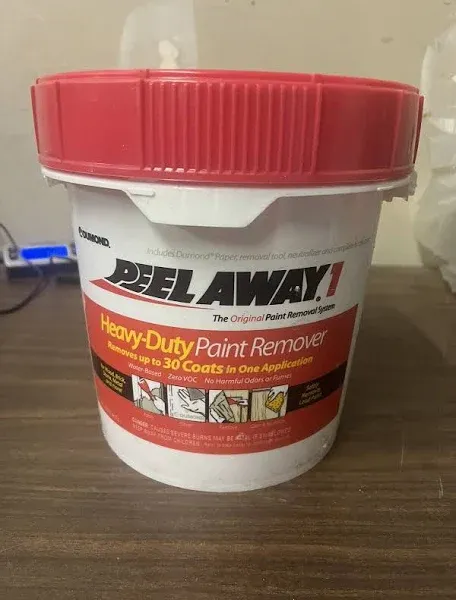 Heavy-Duty Paint Remover, Water Based, 1.5-Gallons