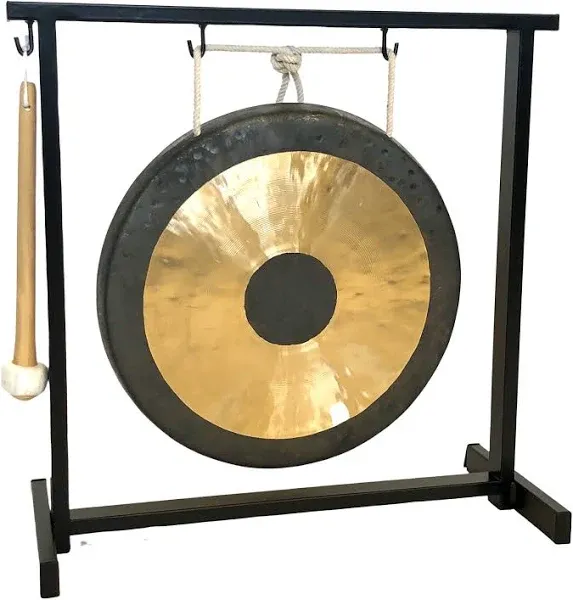 12” Chinese Chau Gong Set with Stand and Mallet