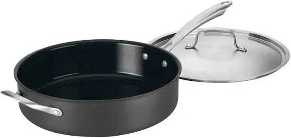 Cuisinart GreenGourmet Hard-Anodized Nonstick Saute Pan 5.5 qt