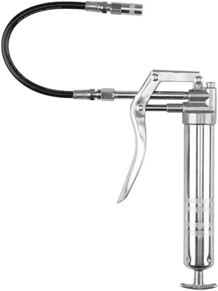 Workforce Mini Grease Gun, for 3 oz. Cartridges, 12 In. Flexible Extension, 4 In. Rigid Extension - L1305