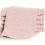 Gerber 6-Pack Baby Girls Pink Muslin Burp Cloths