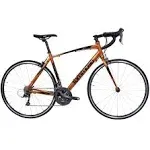 Tommaso Imola Endurance Aluminum Road Bike, Shimano Claris R2000, 24 Speeds, Black, White, Burnt Orange