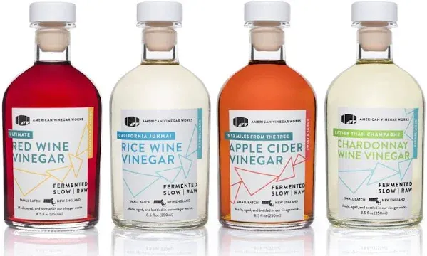 Essential Kitchen Vinegars Four Pack